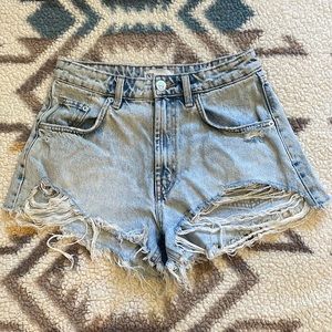 Zara denim shorts